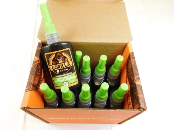 BOX of 10 GorillaPro AR200 Green Press Fit Retaining Compound (50ml) 10008077