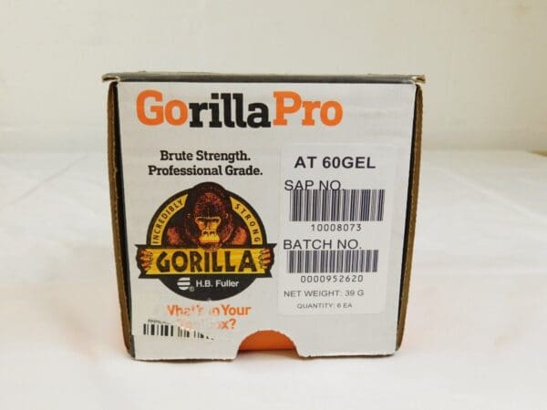 BOX of 6 GorillaPro AT60GEL Threadlocker Blue Gel (35ml Pump Bottle) 10008073