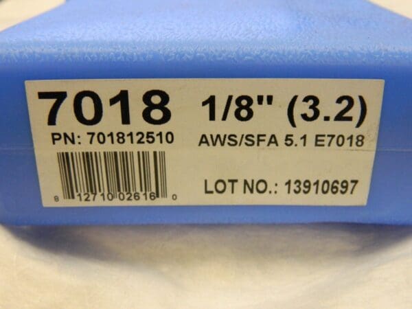 Victory Welding Alloys AWS/SFA 5.1 E7018 AC/DC+ 10lb Box 13910697