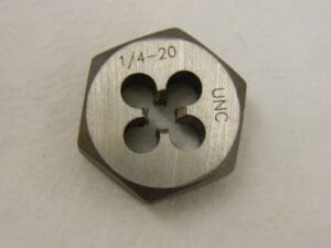 TITAN USA Round Die: 1/4-2, 1″ OD, High Speed Steel TE80127