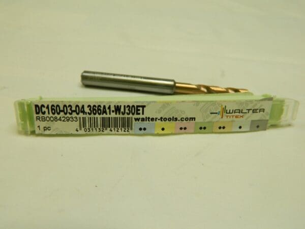 Walter SC Screw Machine Length Drill Bit: 0.1719" Dia, 140 ° 5954695