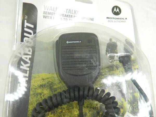 Motorola Two Way Radio Speaker Microphone (Black) One Size 53724