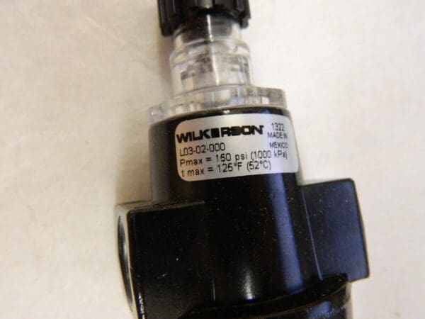 WILKERSON 1/4 NPT Port, 150 Max psi, Miniature Lubricator L03-02-000