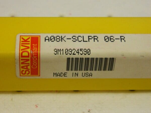 SANDVIK COROMANT 10mm Min Bore, RH A..SCLPR/L-R Indexable Boring Bar 5721889