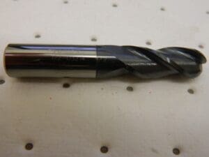 PROMAX Ball End Mill: 0.5″ Dia, 1.25″ LOC, 3 Flute, Solid Carbide 122-03214