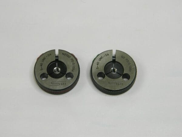 SPI Threaded Ring Gage: #5-40 Thread, Class 2A, Go & No Go 23-131-6