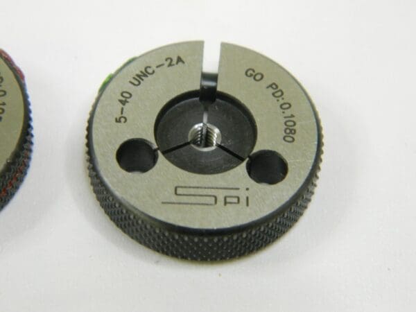 SPI Threaded Ring Gage: #5-40 Thread, Class 2A, Go & No Go 23-131-6