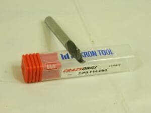 Mikron Crazy Drill 2PD.F14.090 Solid Carbide 90º .315 OAL 2 Flute 2131872