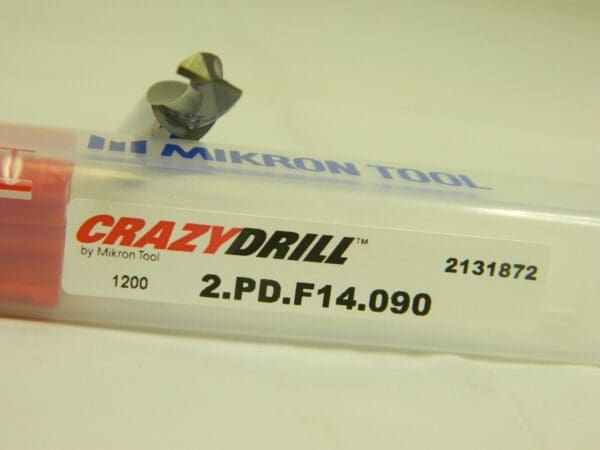 Mikron Crazy Drill 2PD.F14.090 Solid Carbide 90º .315 OAL 2 Flute 2131872