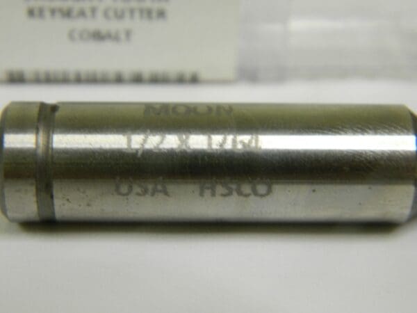 Moon Cutter 1/2" Diameter, 1/64" Wide HSS KeySeat Cutter CNWKY50-164