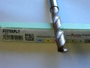 Walter Jobber Length Drill Bit: 7 mm Dia, 140 °, Solid Carbide 5956894