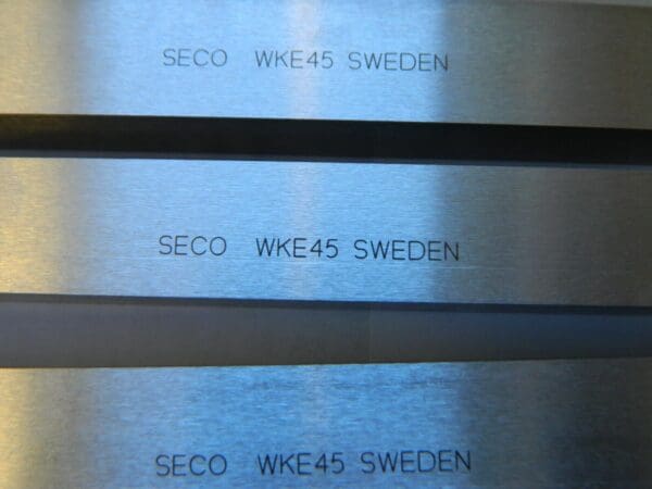 SECO Tool Bit Blank: 20 mm Width, 20 mm Height, 160 mm OAL, WKE45, HSS