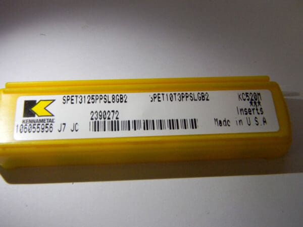 Kennametal SPET3125PPSL8GB2 Grade KC520M Milling Inserts Qty. 5 2390272