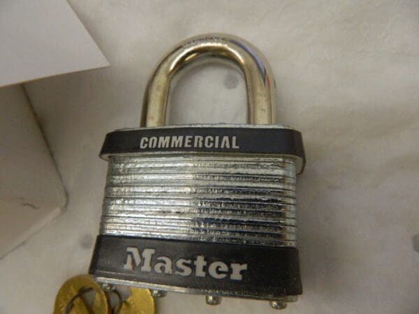 MASTER LOCK Padlock qty 6 : Laminated Steel, Keyed Different, 2″ Wide #5