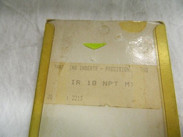 Carmex Precision Ground Threading Inserts QTY 10 08712390