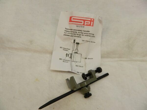 SPI Adjustable Trammel Head - 14-173-9