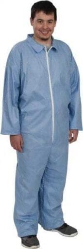 Case of 25 DuPont ProShield 6SFR Coveralls Collared Blue Sz 3X TM120SBU3X002500