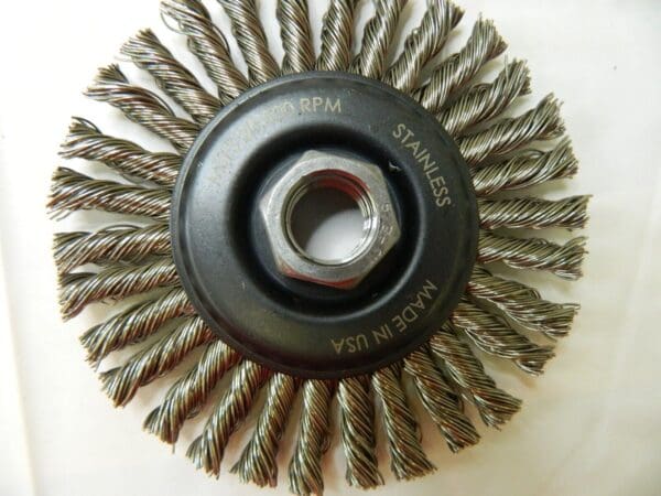 DEWALT Wheel Brush qty10 : 4″ Wheel Dia, Knotted DW4927