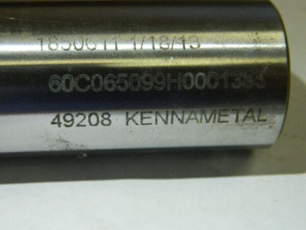 Kennametal Carbide End Mill 2FL TCT BRAZED DWG 1850611