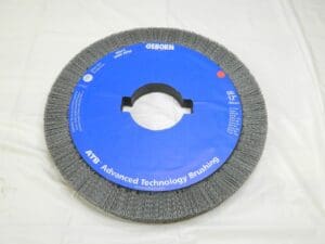 OSBORN Wheel Brush: 12″ Wheel Dia, Crimped Nylon, 80 Grit, 3,000 RPM 78015