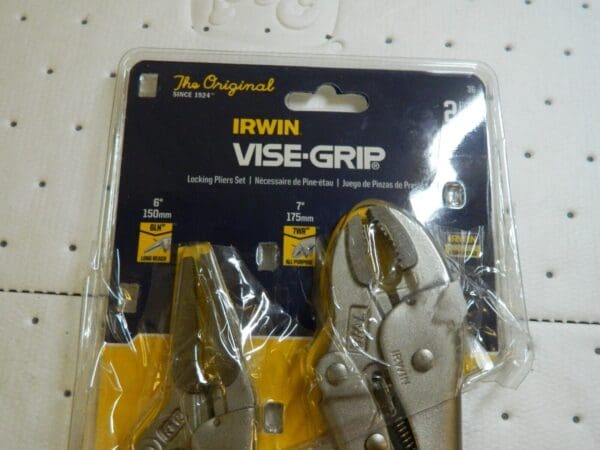 IRWIN Plier Set: 2 Pc, Locking Pliers 36