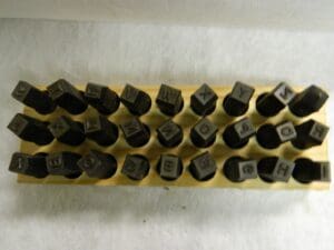 Interstate 27 Piece 1/4 Inch Character Steel Stamp Set 62578968