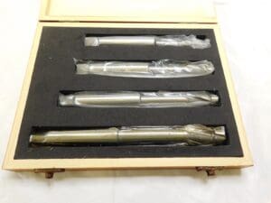 4 Piece Solid Pilot Counterbore Set HSS 1/4" to 1/2" 3FL 381-9044