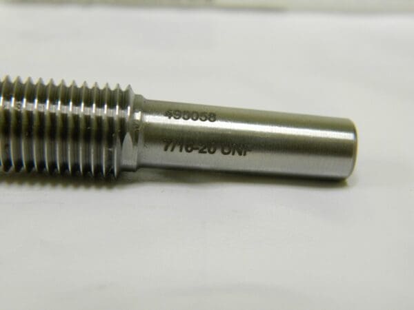 GF GAGE Plug Thread Gage: 7/16-20 Thread, 2B & 3B Class, Single End, Go 55306674