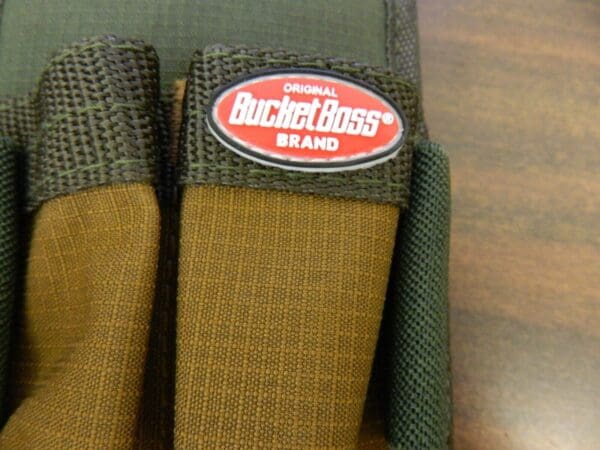 BUCKET BOSS qty 6 Sheath: 2 Pockets, Brown 54180