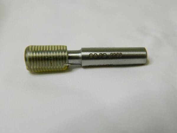 GF GAGE Plug Thread Gage: 1/4-28 Thread, 2B & 3B , Single End, Go W025028GK