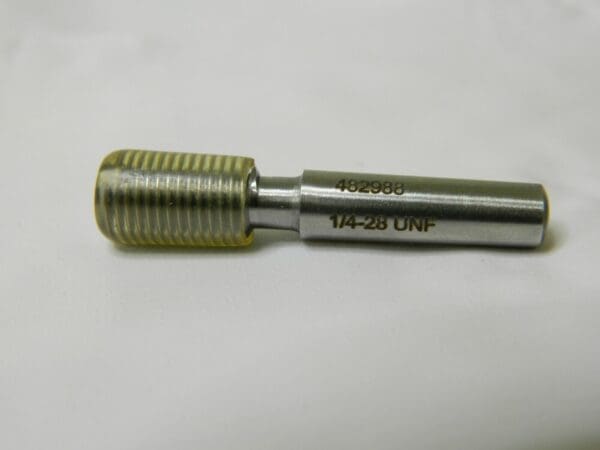 GF GAGE Plug Thread Gage: 1/4-28 Thread, 2B & 3B , Single End, Go W025028GK