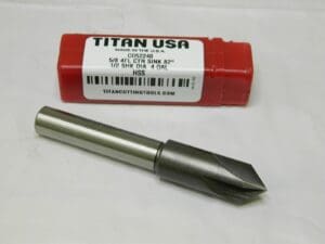 TITAN USA Countersink: 82 ° Included Angle, 4 Flutes, High Speed Steel CD52240