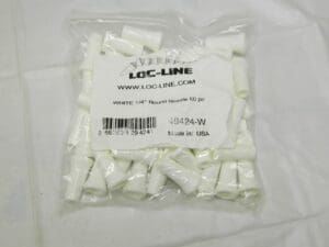 LOC-LINE Coolant Hose Nozzle: White 1/4″ Nozzle Dia Qty 50 49424-W