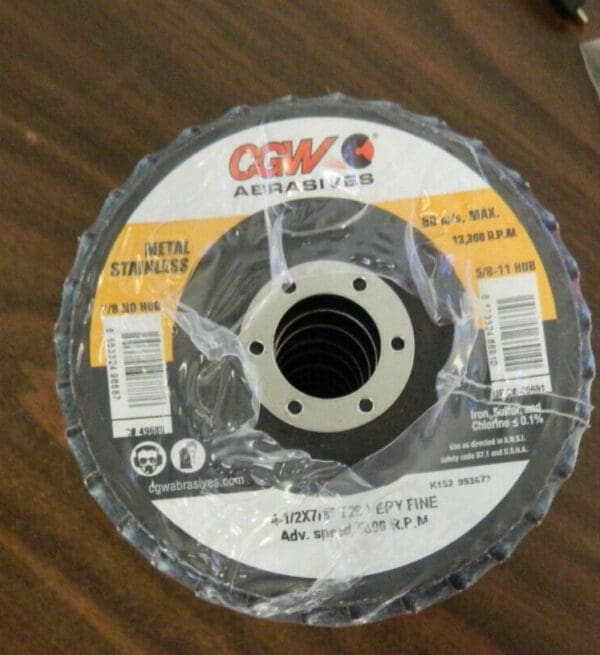 CGW Abrasives 10 pk 4-1/2X7/8" T29 Very Fine 13,300 rpm 49688