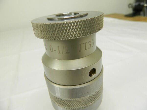 Drill Chuck: 1/2″ Capacity, Tapered Mount, JT33 USED