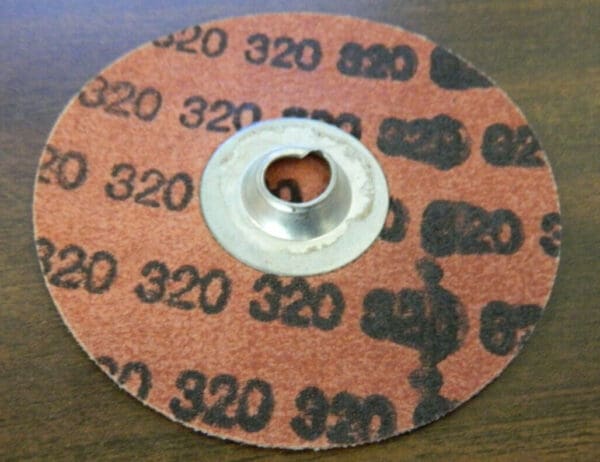 MERIT ABRASIVES qty50 Quick-Change Discs: Power-Lock Type2 320 Grit 69957399660