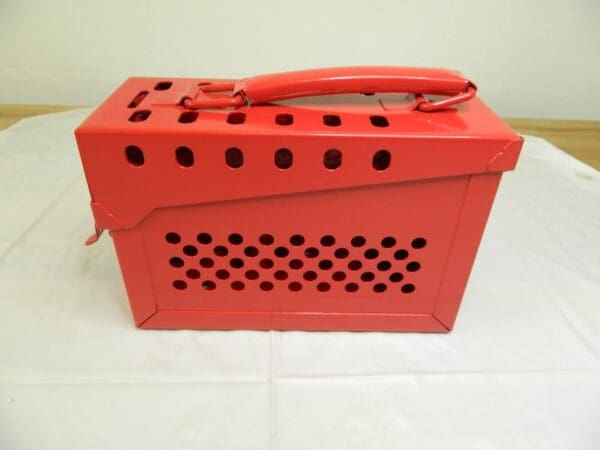 Brady Group Lockout Box, Heavy Duty Steel, Red 65040