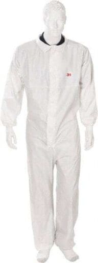 3M 25pk Disposable Coveralls: Size 3X-Large Zipper Closure 7100213294