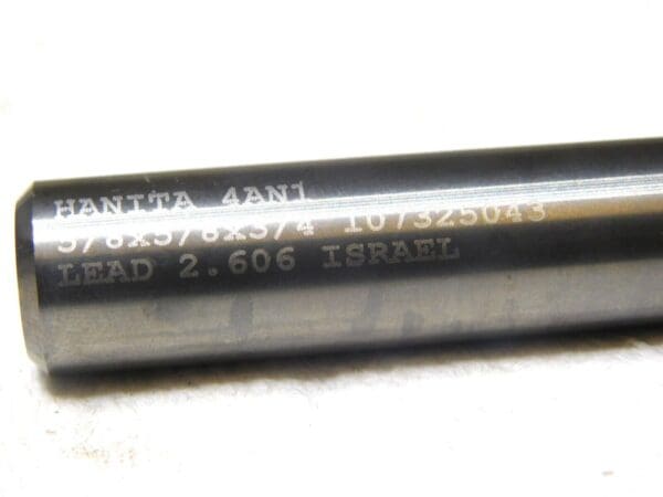 Hanita Solid Carbide Ball End Mill 5/8” Dia 5/8” Shank Dia 6” OAL 107325043