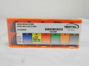 Hertel Carbide Turning Insert WNMG 433 –AS HC1250T QTY 10 42803288