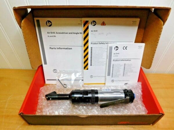 Ingersoll Rand Angle Drill 1/4" Chuck Size 3000 RPM 1/4" NPT 0.4 HP 5LK1B1