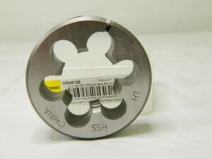 Interstate Round Die: 1-12, 2″ OD, High Speed Steel 03849122