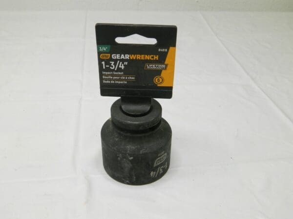 GEARWRENCH Impact Socket: 3/4″ Drive, 1.75″ Socket 84816