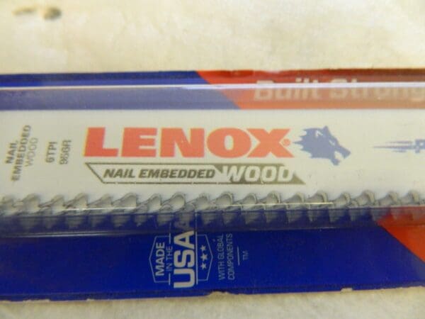 LENOX Reciprocating Saw Blade qty 5 Bi-Metal 20582956R