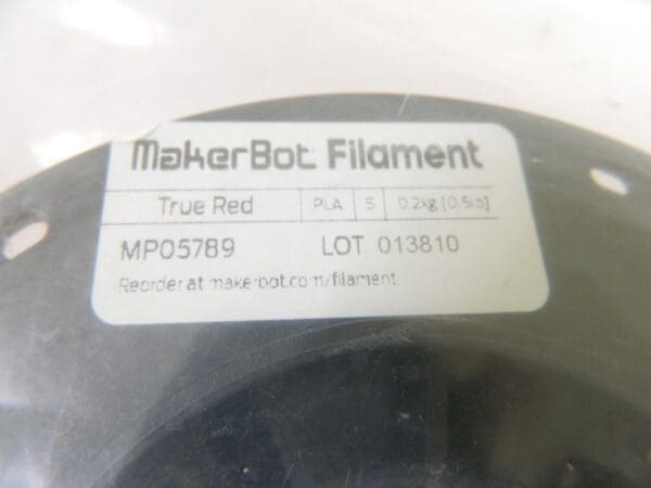 MakerBot 3D Printing Filament ABS True Green & Red Spools 1.75mm 0.5 kg Each