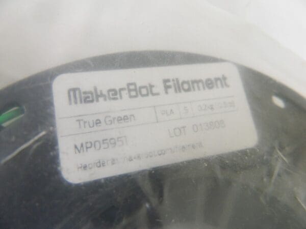 MakerBot 3D Printing Filament ABS True Green & Red Spools 1.75mm 0.5 kg Each