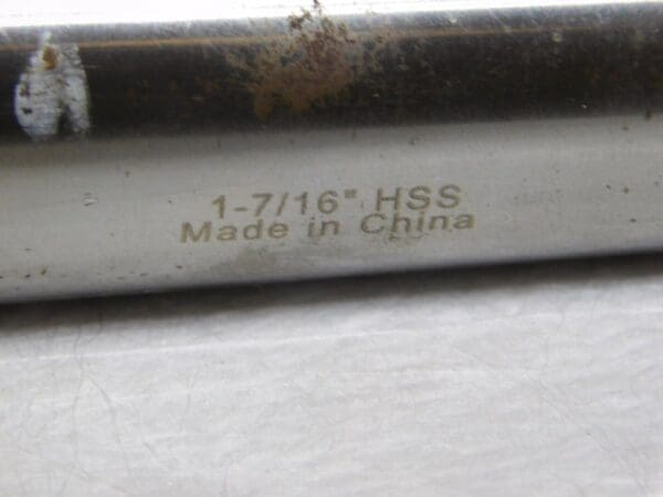 HSS 4MT Interchangeable Pilot Counterbore 1-7/16” Dia 5Fl 7-7/8” OAL" 08781288