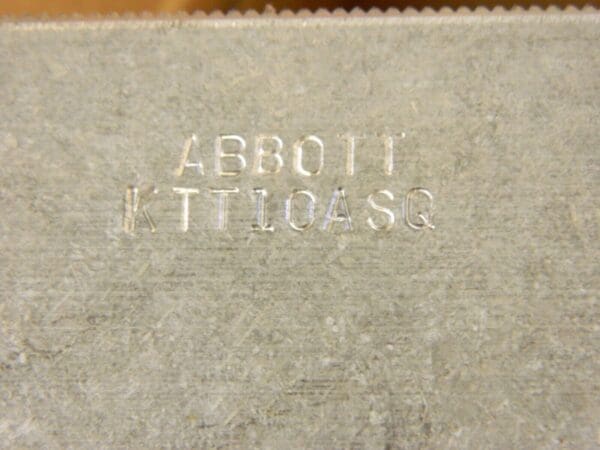 ABBOTT WORKHOLDING PRODUCTS 2 pc Soft Lathe Chuck Jaw: Serrated KTT10ASQ