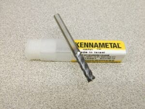 KENNAMETAL Corner Chamfer End Mill 4 mm Dia, 12 mm LOC 4 FL 6675697