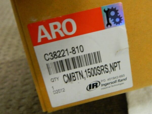 ARO/INGERSOLL 1/4 NPT combo 3 Pc Filter-Regulator-Lubricator W/ Pressure Gauge